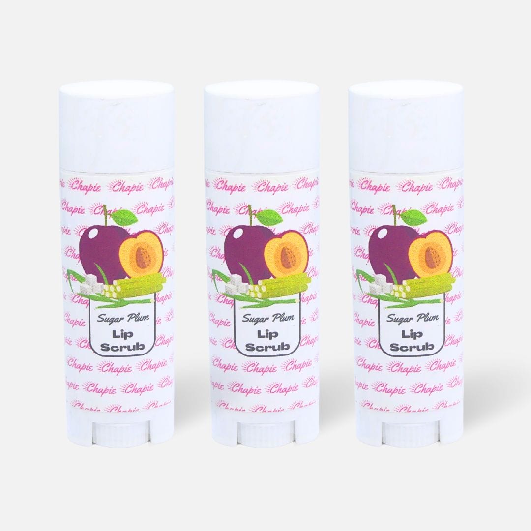 Chapie's Premium All Natural Lip Scrub - 3 Pack