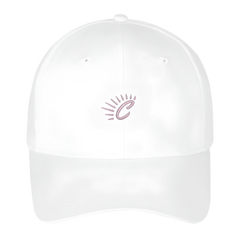 White with Pink Logo