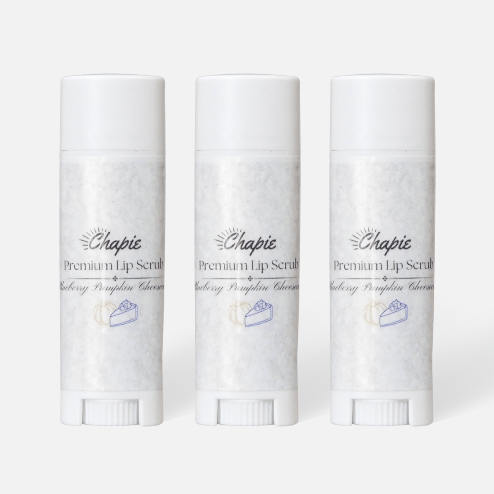 Chapie's Premium All Natural Lip Scrub - 3 Pack