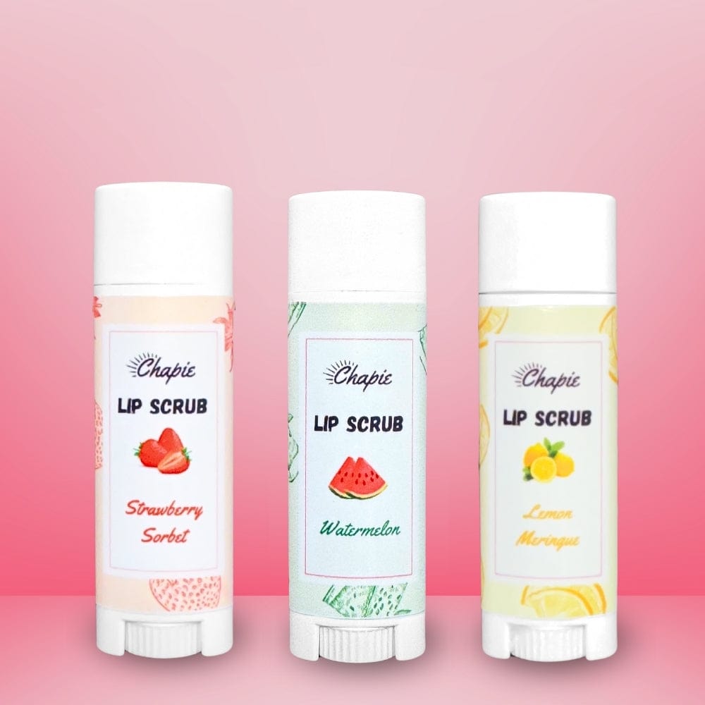 Chapie's Premium All Natural Lip Scrub - 3 Pack