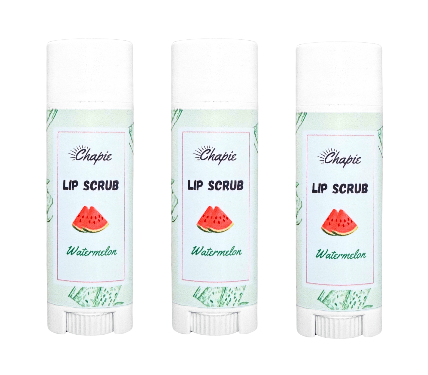 Chapie's Premium All Natural Lip Scrub - 3 Pack