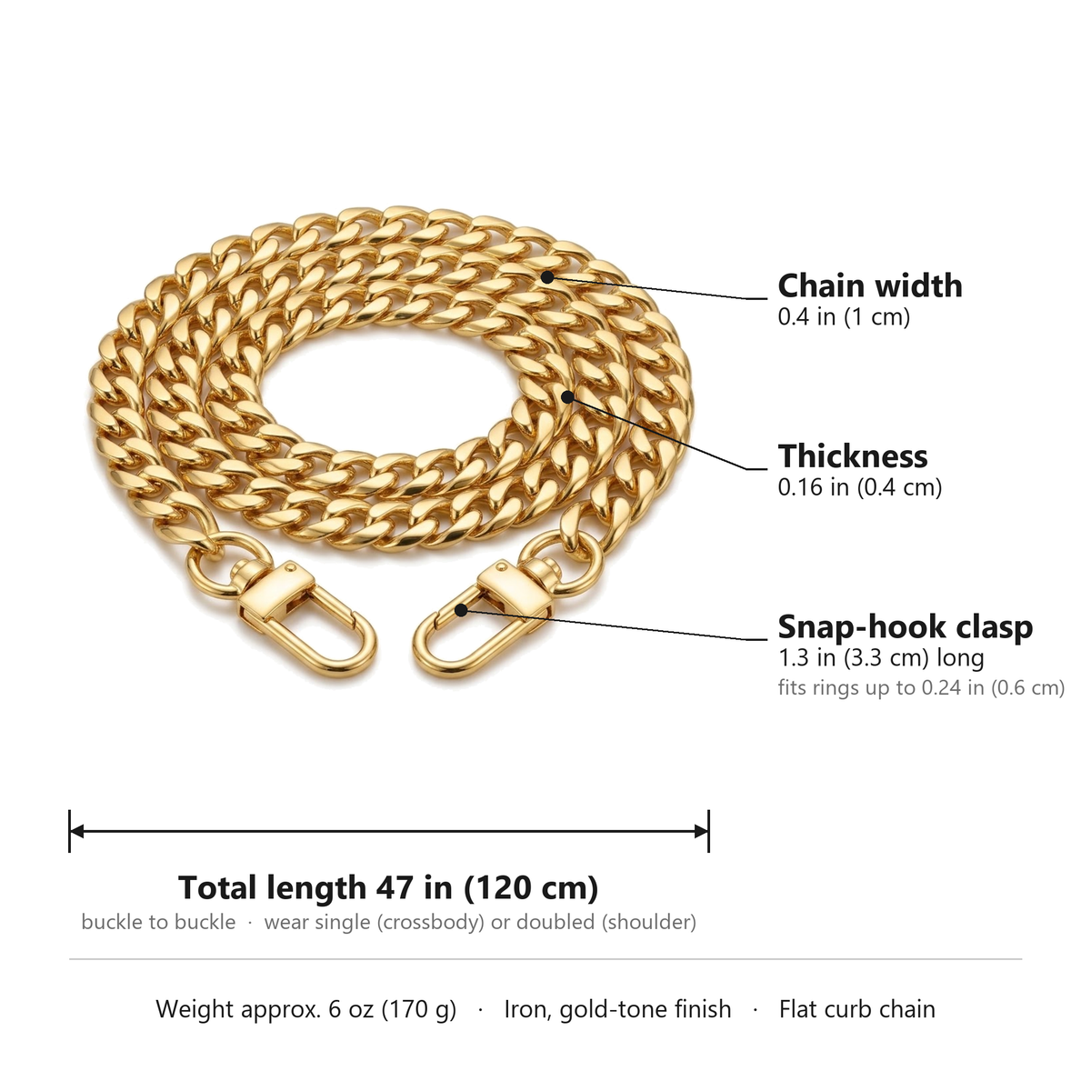 Gold Crossbody Chain